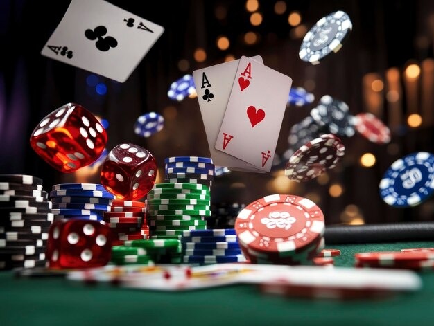 mytogel live-dealer studio with professional HD broadcast setup and multiple dealer stations