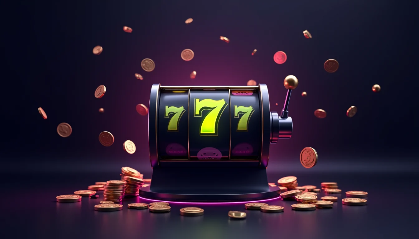 Slot games library grid showing filters and game thumbnails